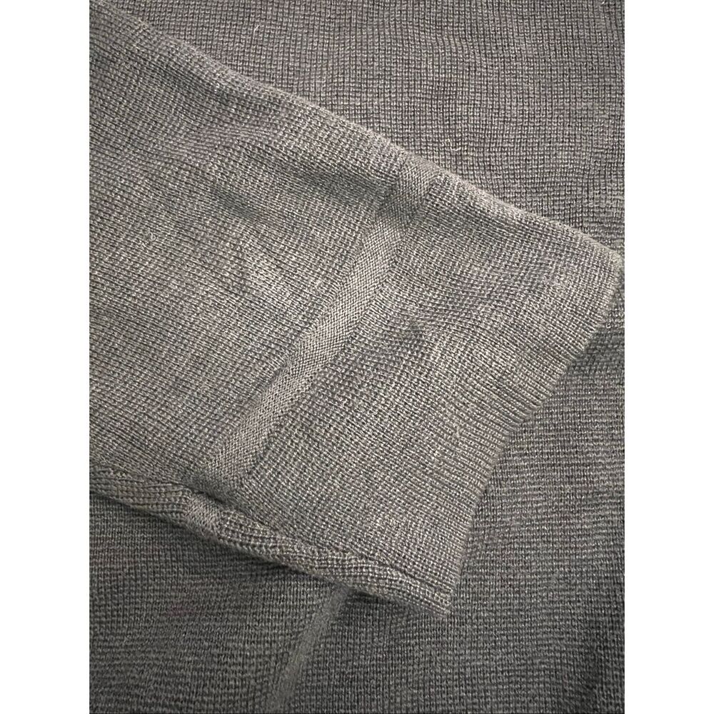 Eileen Fisher Women's Silk Organic Cotton Knit Sweater Charcoal Gray Size Small - Picture 2 of 4